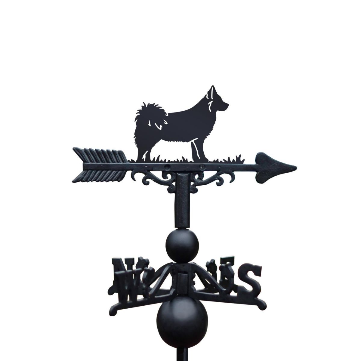 Icelandic Sheepdog Weathervane Mounted