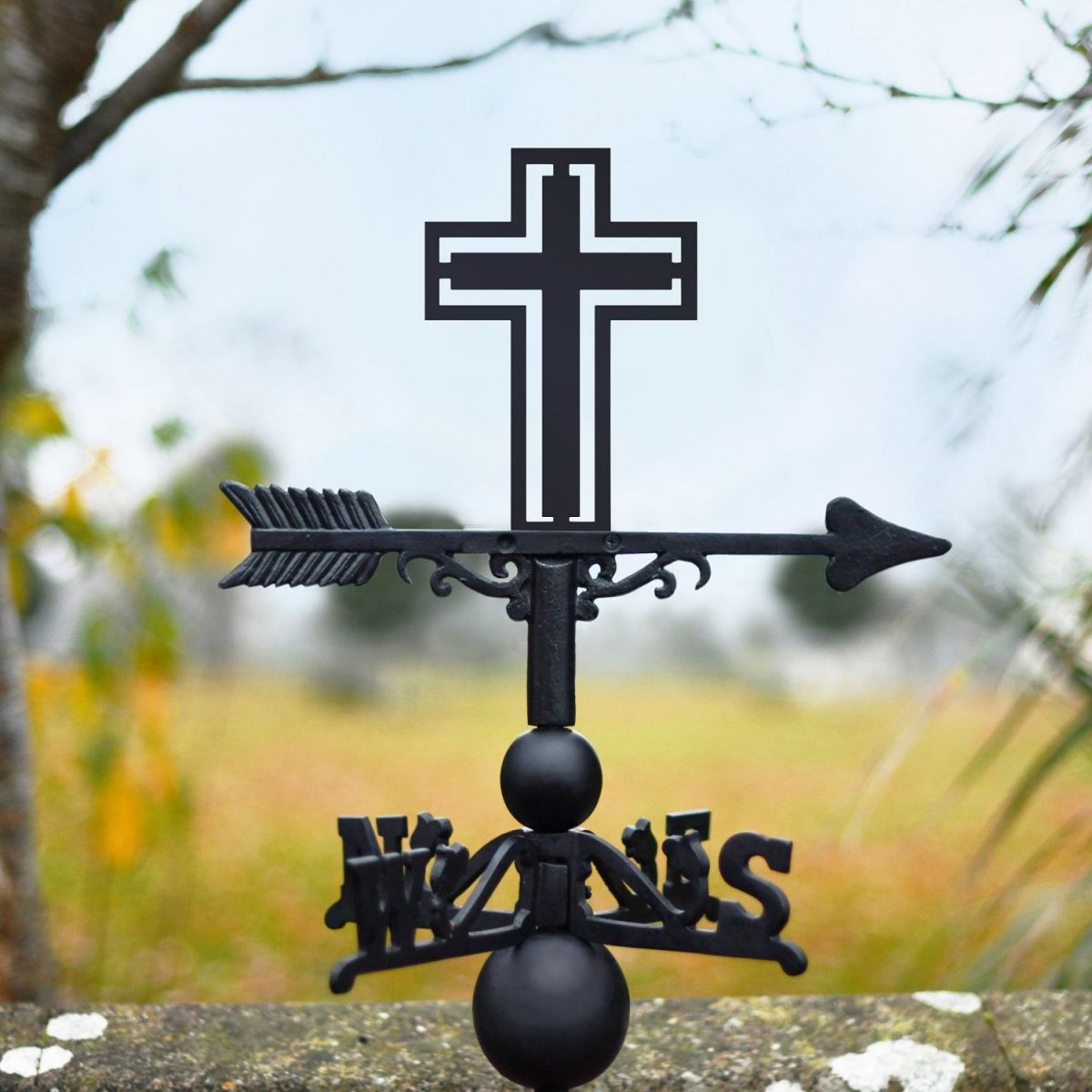 Cross Weathervane 
