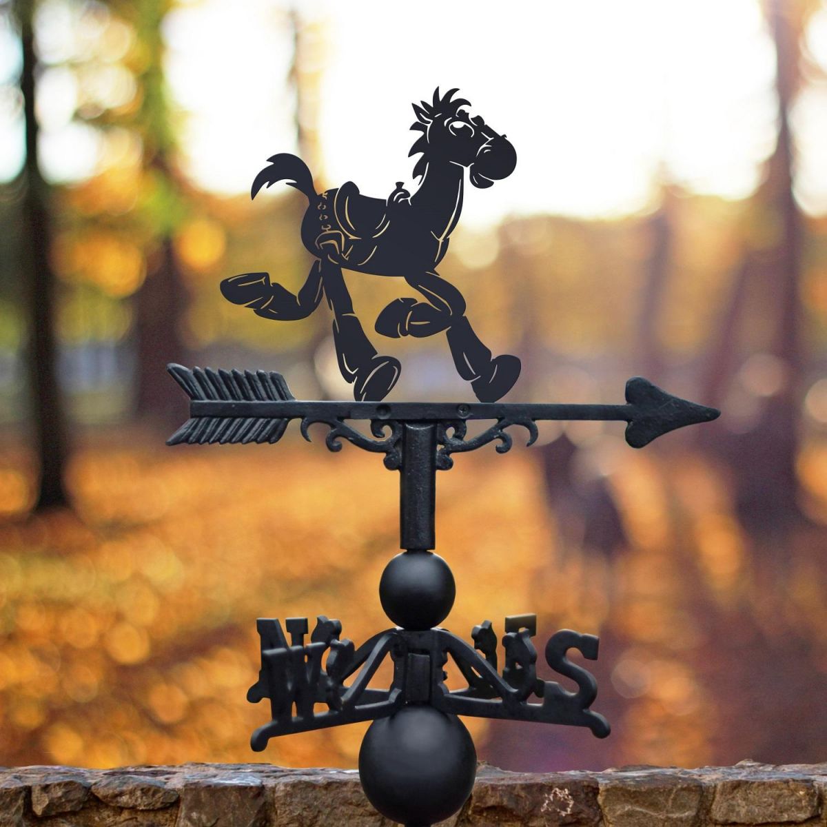 Weathervane with Bullseye Horse 