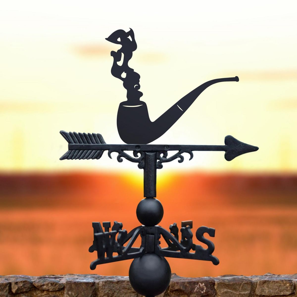 Pipe Weathervane in Situ 