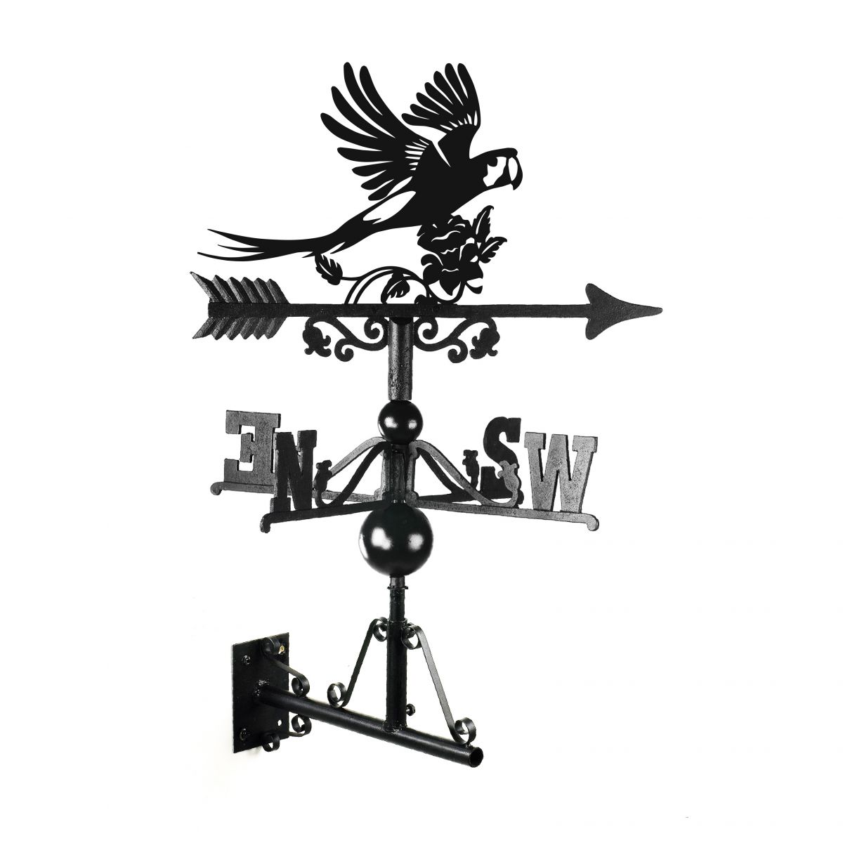 Macaw Cast Iron Weathervane