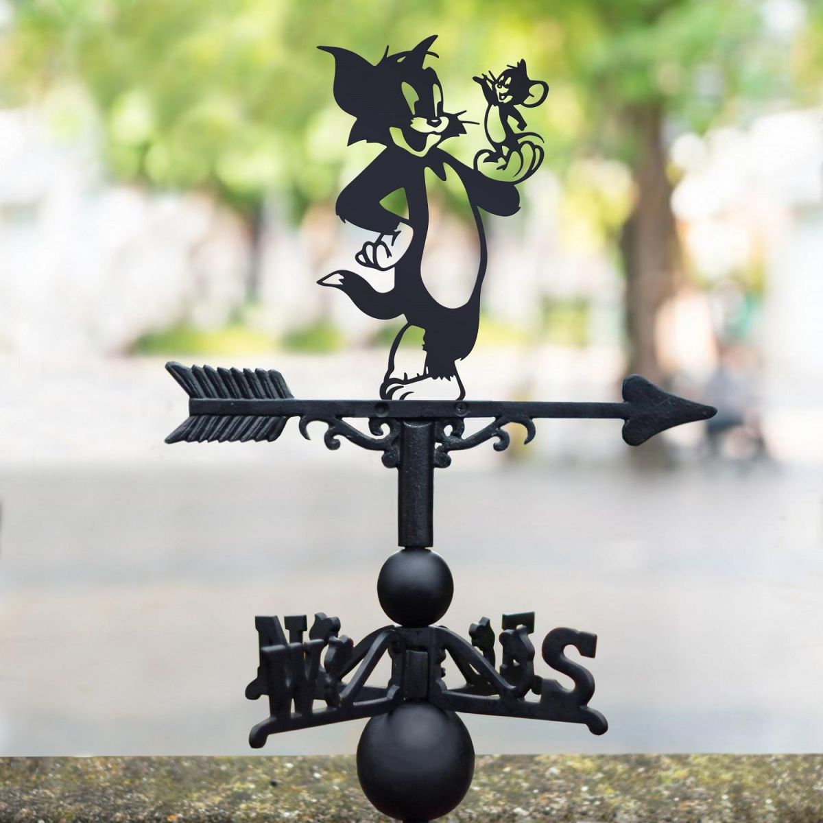 Cat and Mouse Weathervane