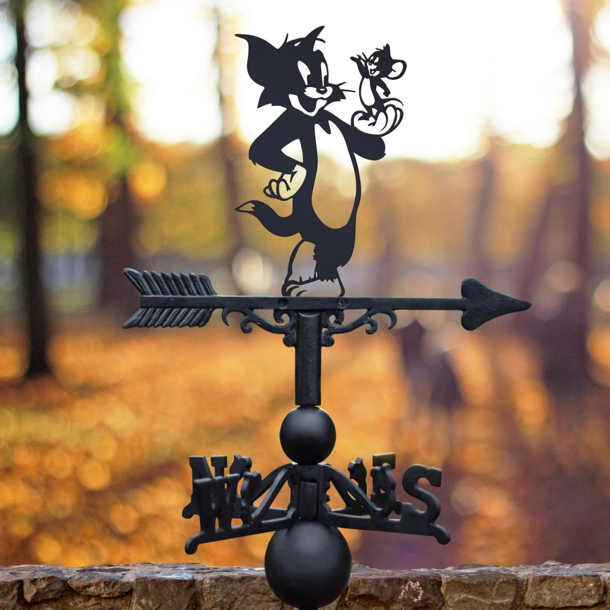 Cat and Mouse Weathervane