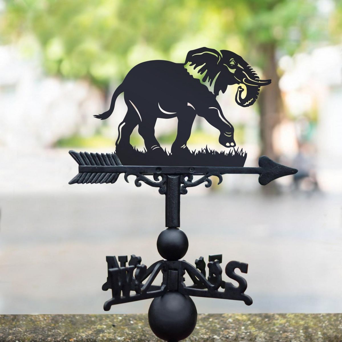 Elephant Design on Weathervane 