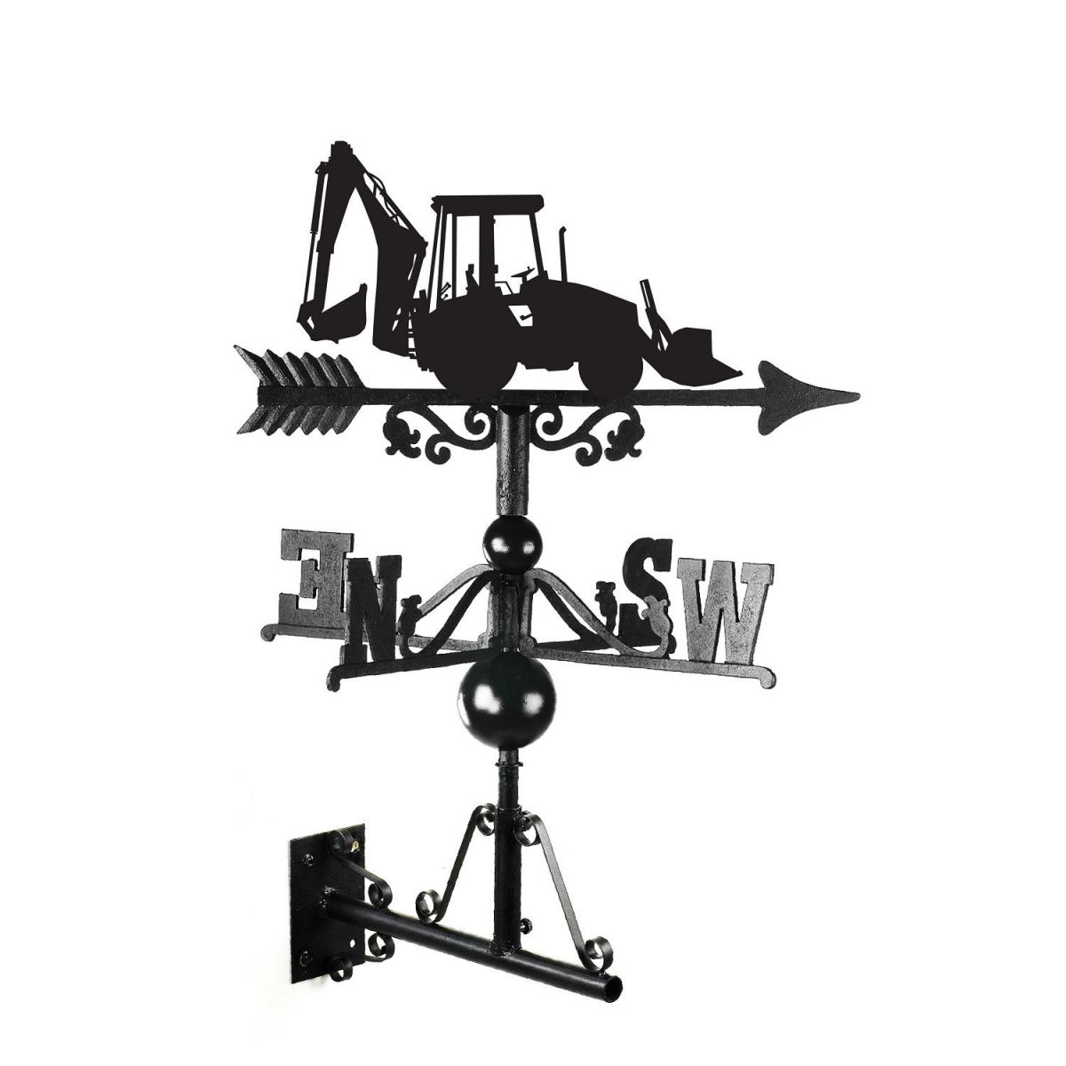 Construction Digger Weathervane in Full 