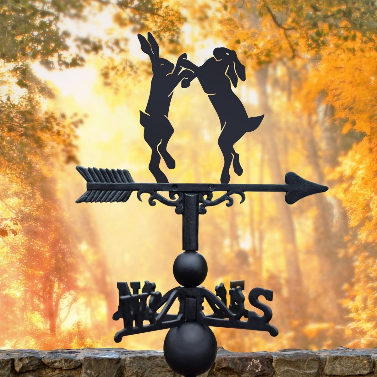 Weathervane of Boxing Hares 