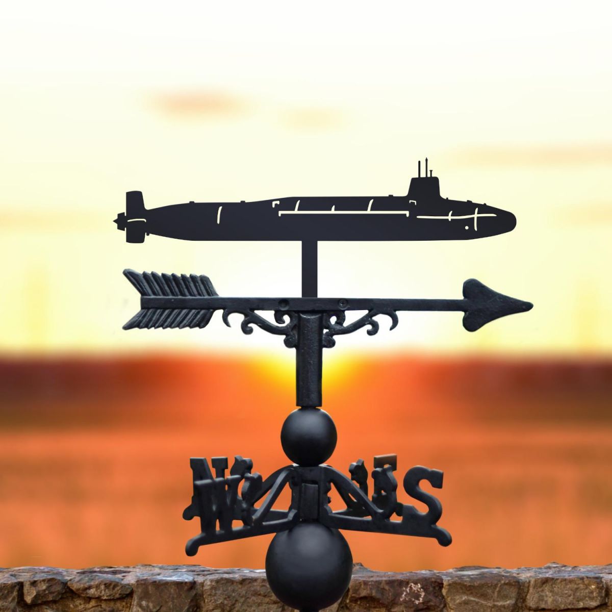 Weathervane with Vanguard Submarine Topper