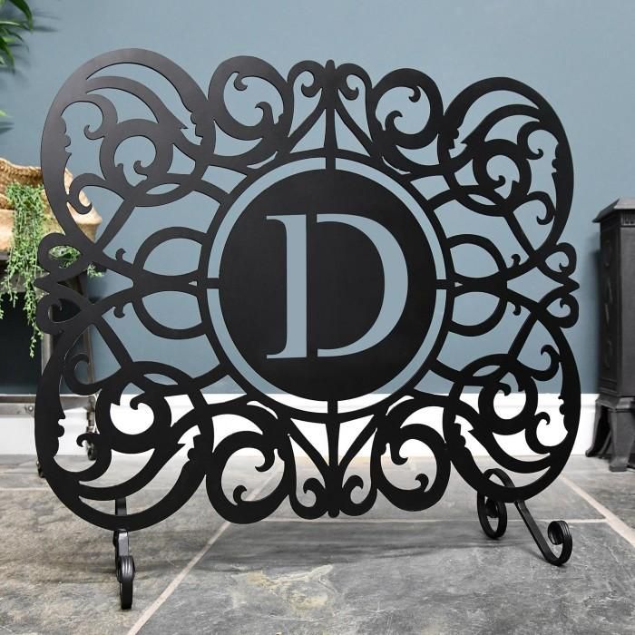 Monogram Fireguard in the Letter d