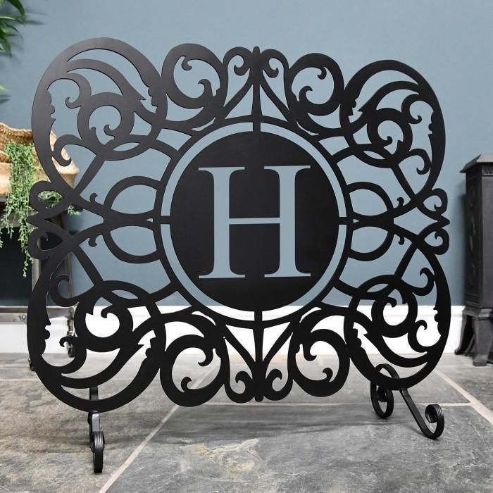 Monogram Fireguard in the Letter H