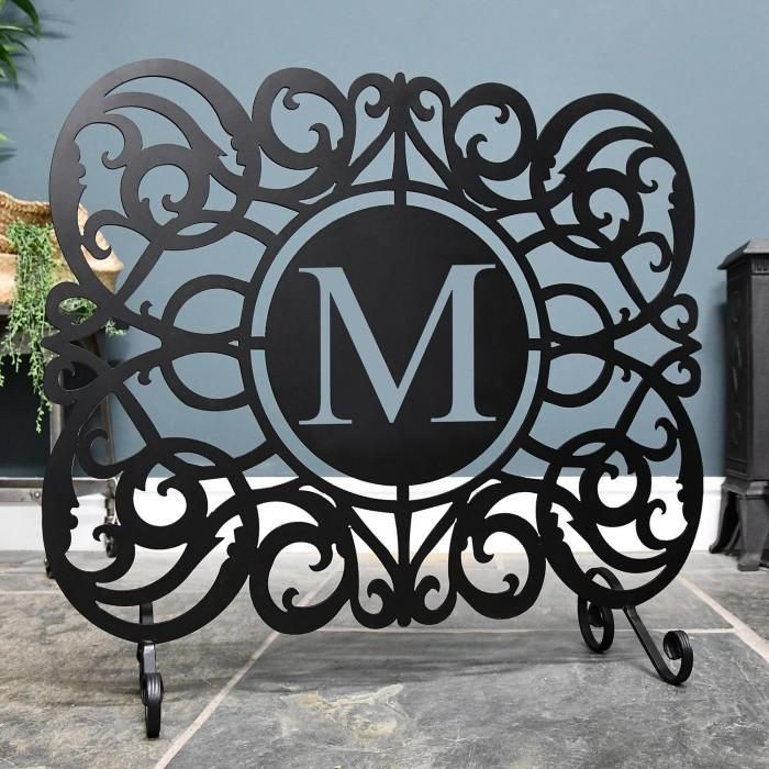 Monogram Fireguard in the Letter M