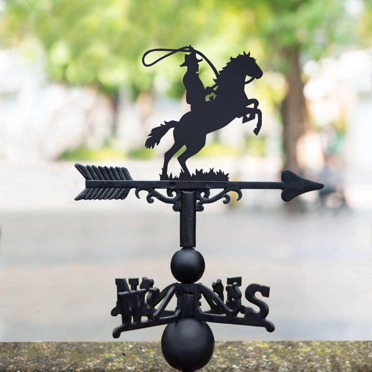 Cowboy and Horse Weathervane 