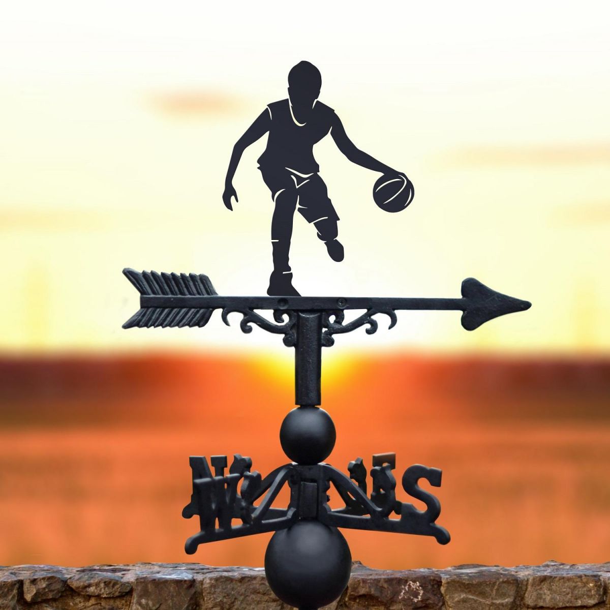 Basketball Player Design on Weathervane 
