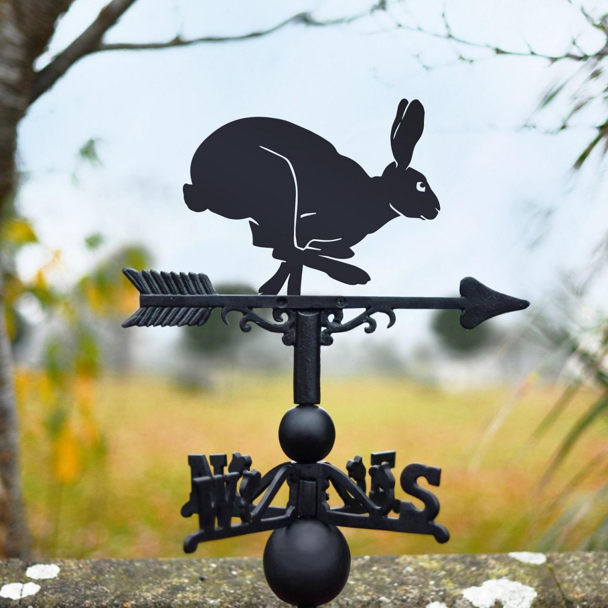 Running Hare Weathervane 