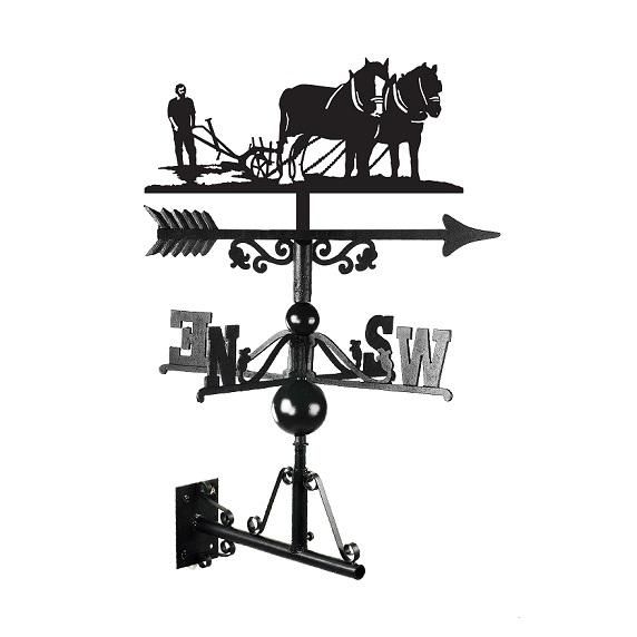Ploughing Horses Weathervane