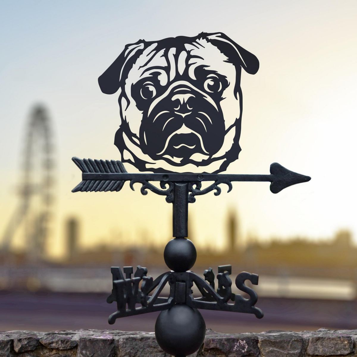 Weathervane of Pug Head 
