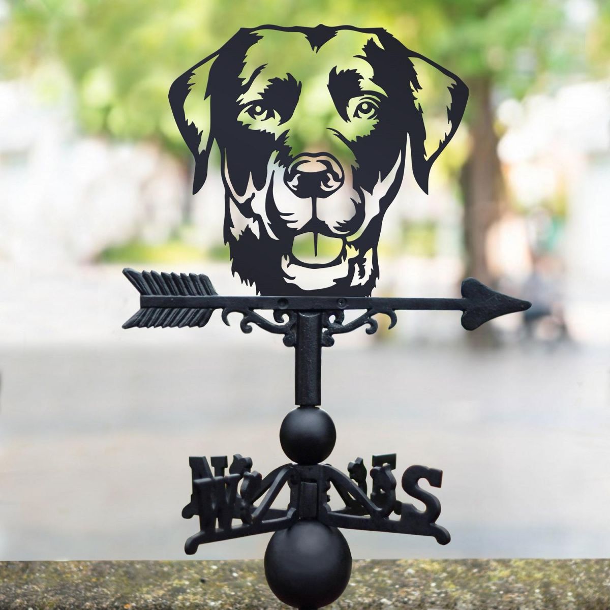 Black Labrador Weathervane