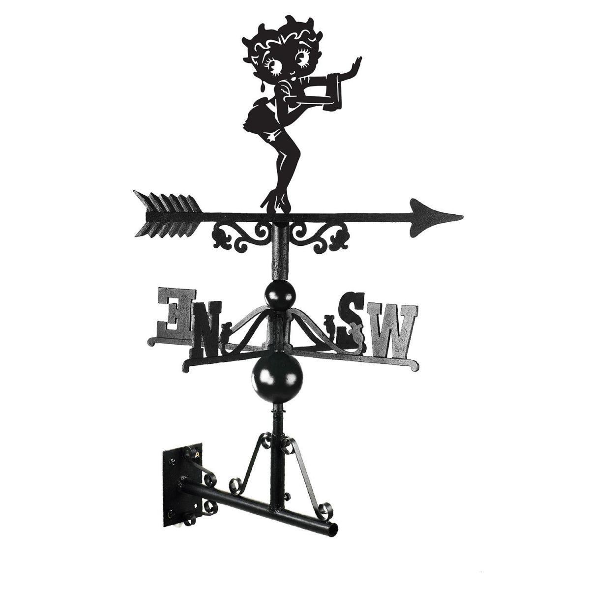 The Three Wise Monkeys Weathervane Created From Iron