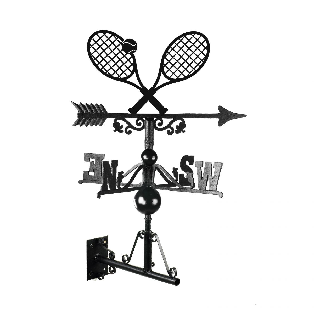 Tennis Rackets Weathervane Bracket