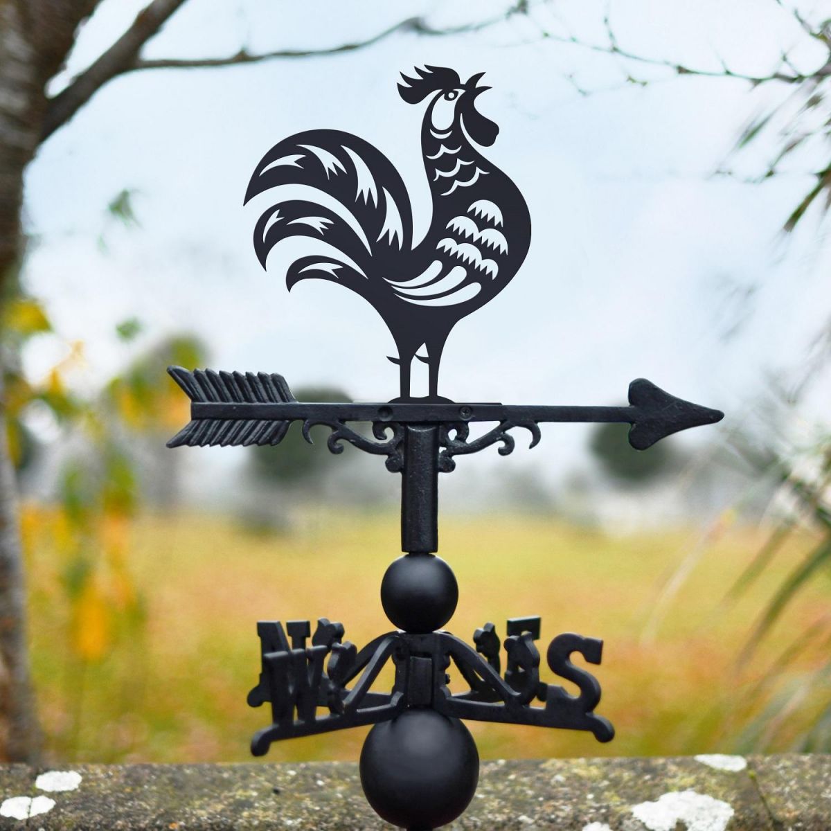 Chinese Rooster Design on Weathervane 