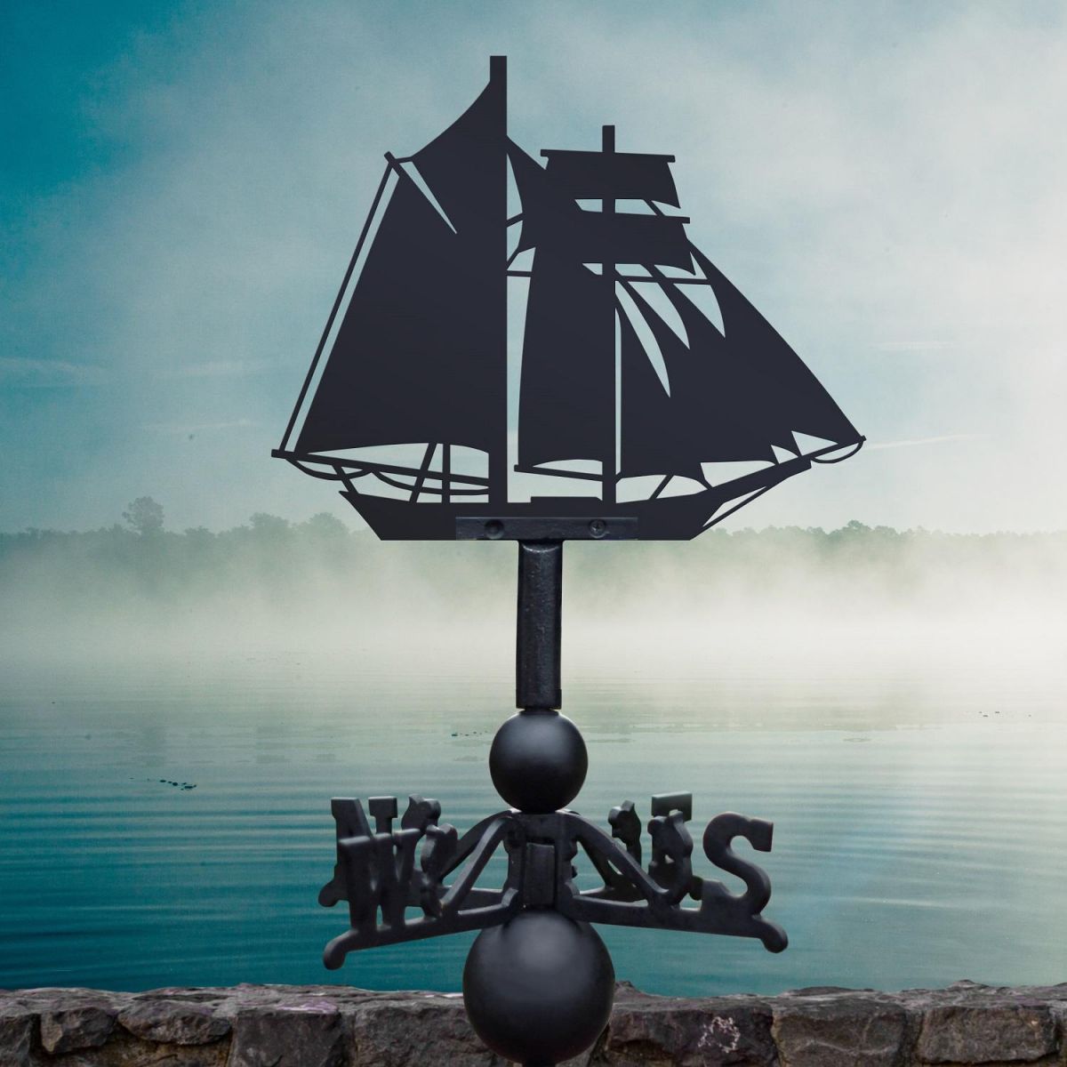 Schooner Topsail Ship Weathervane 