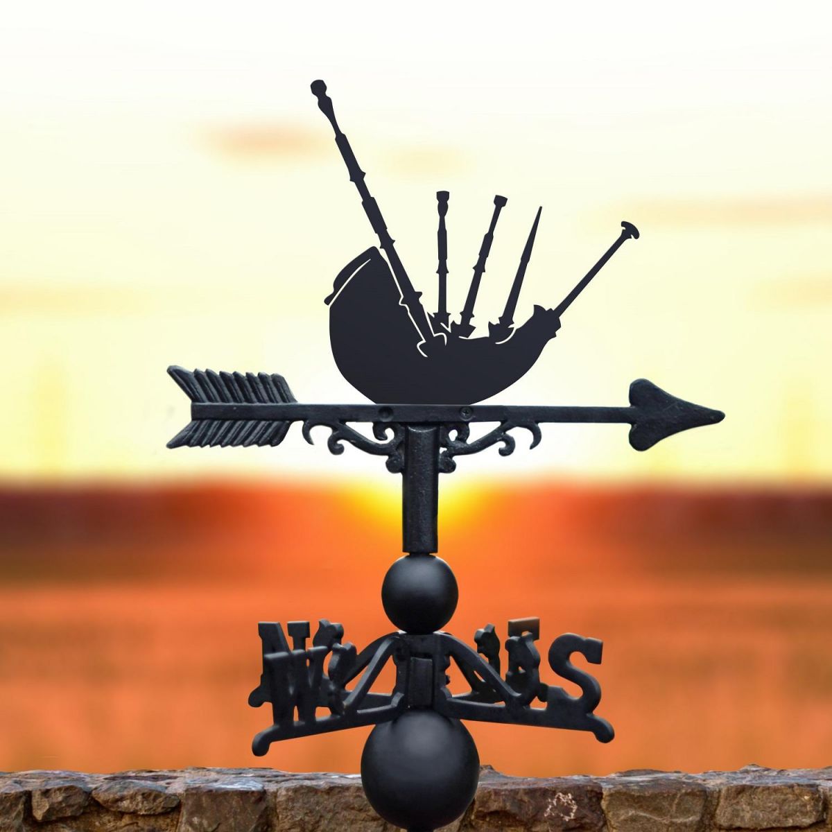 Bagpipe Weathervane 