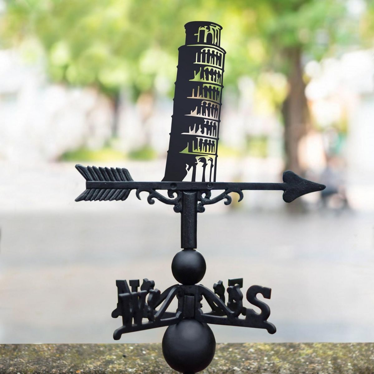 Leaning Tower of Pisa Weathervane 
