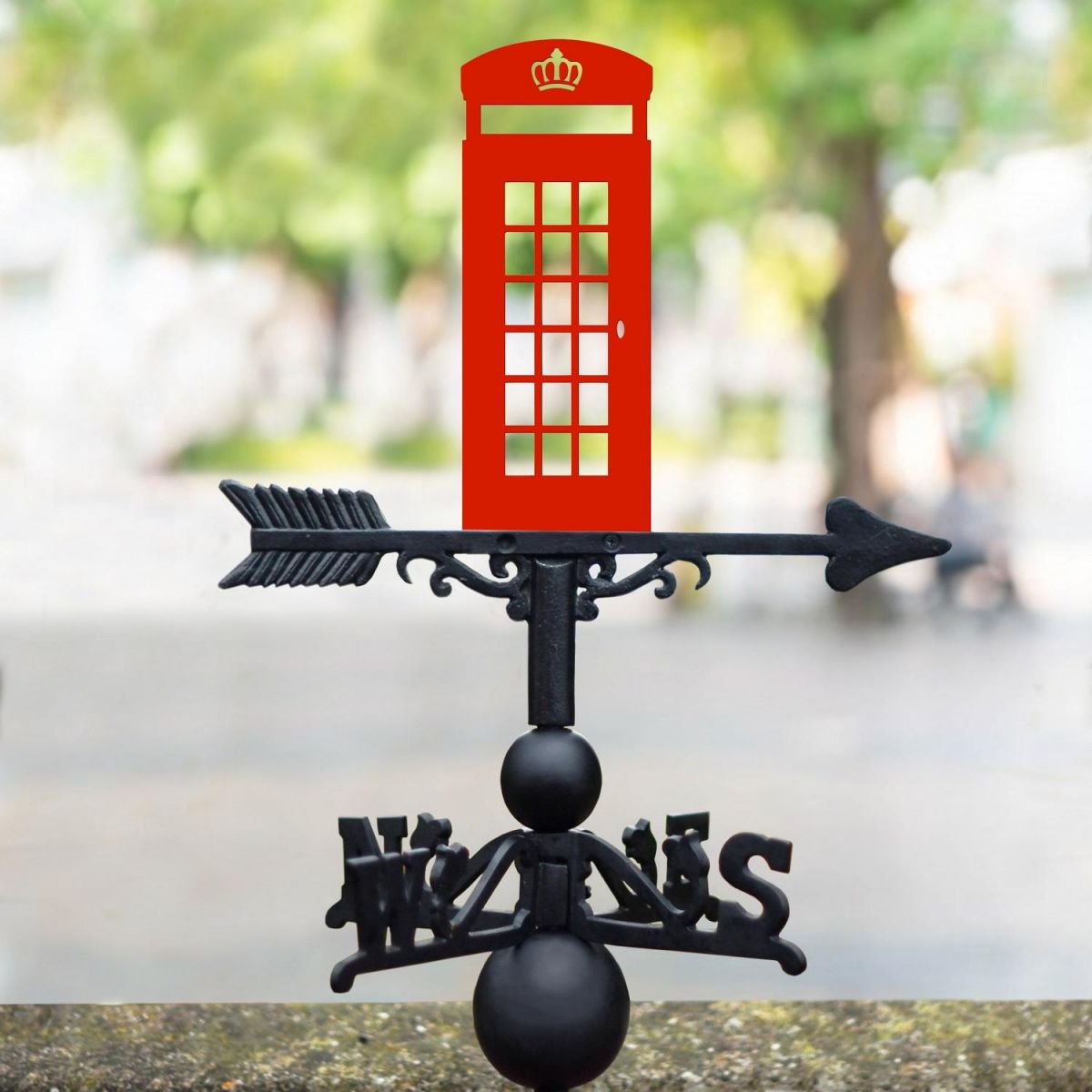 Red Telephone Box Weathervane 