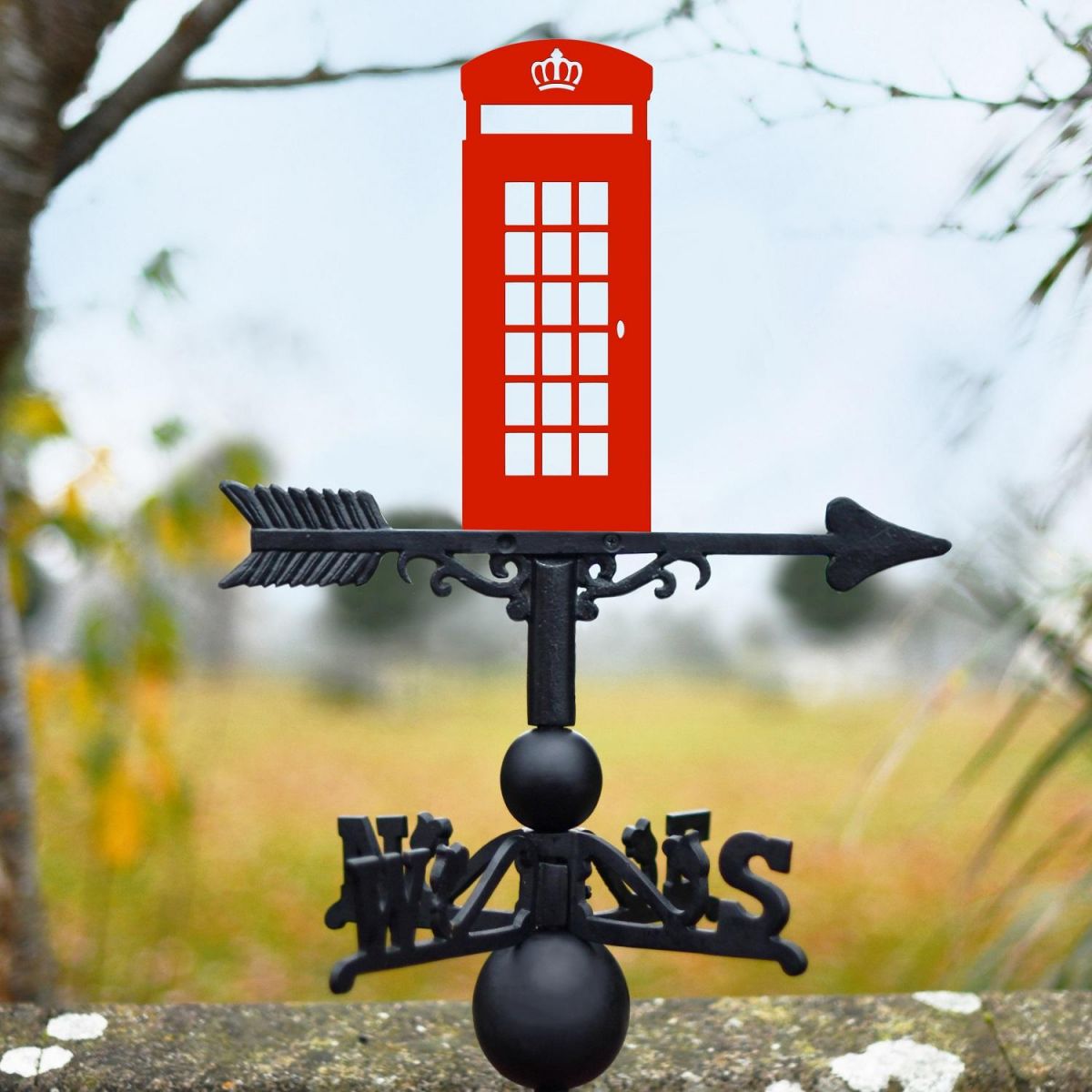Red Telephone Box Weathervane 