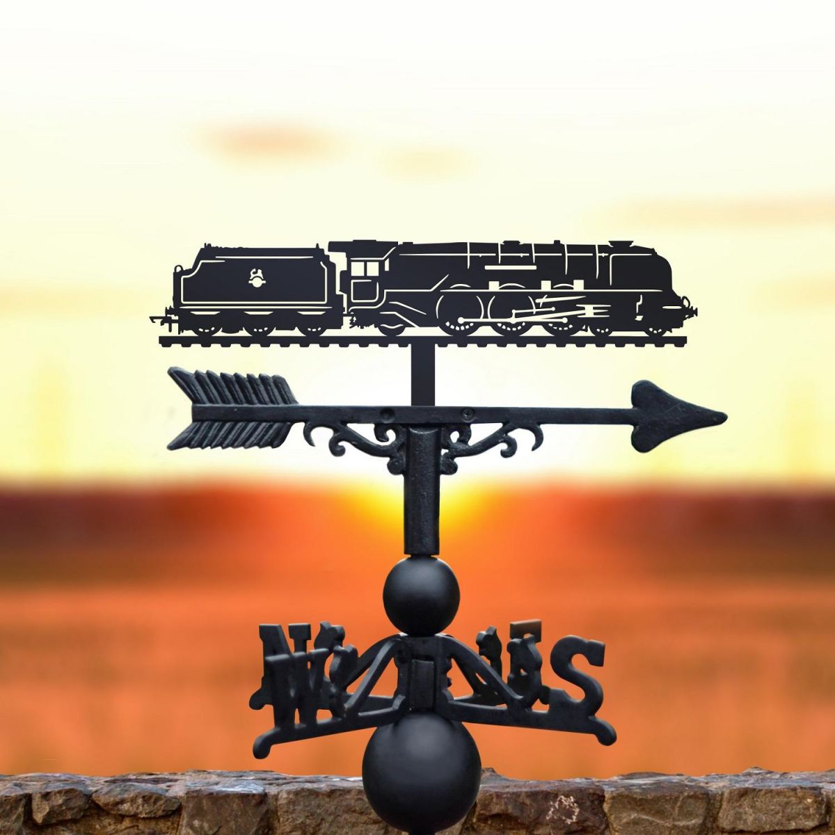 Black LMS Duchess Weathervane