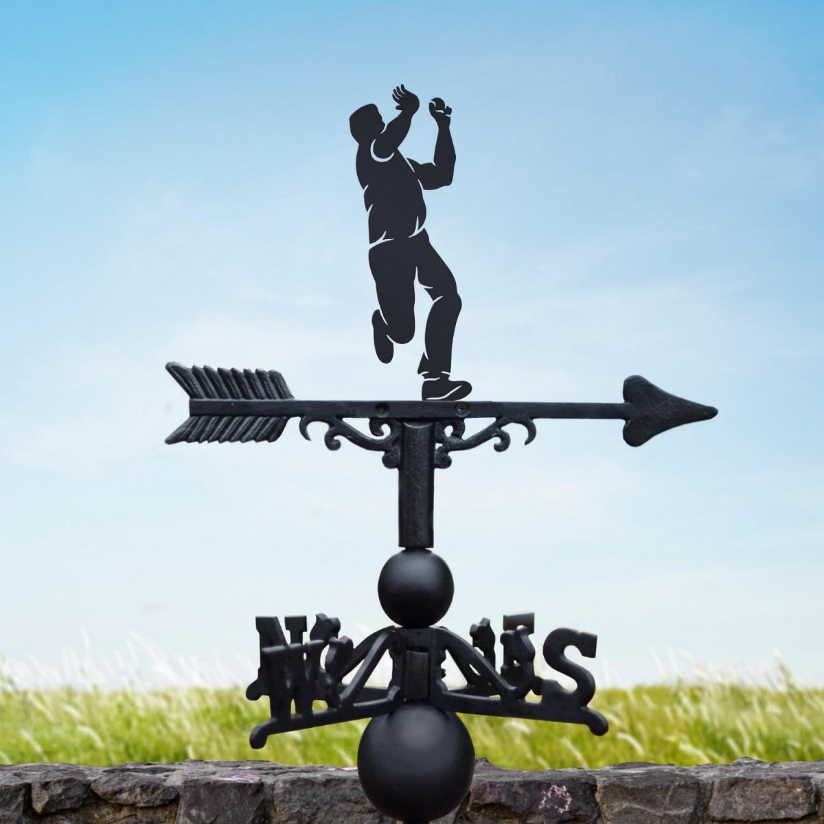 Cricket Bowler Weathervane