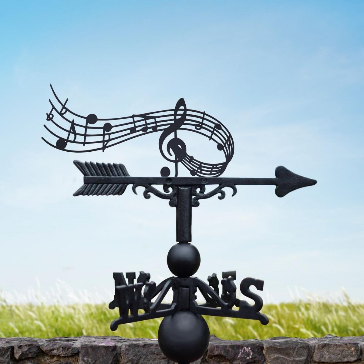 Musical Note Design on Weathervane 