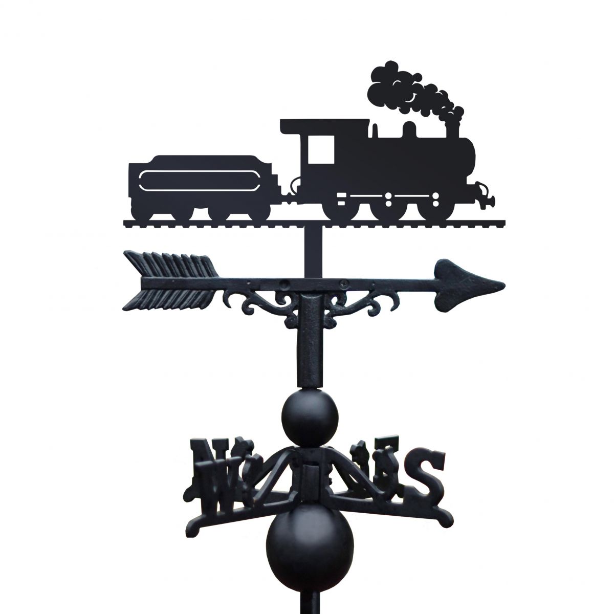 Children"s Steam Train Weathervane in Full Children"s Steam Train Weathervane in Full