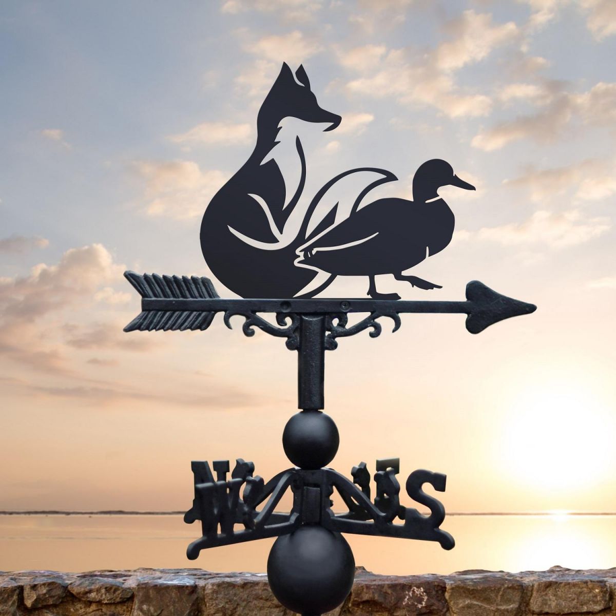 Fox & Duck Weathervane  Fox & Duck Weathervane