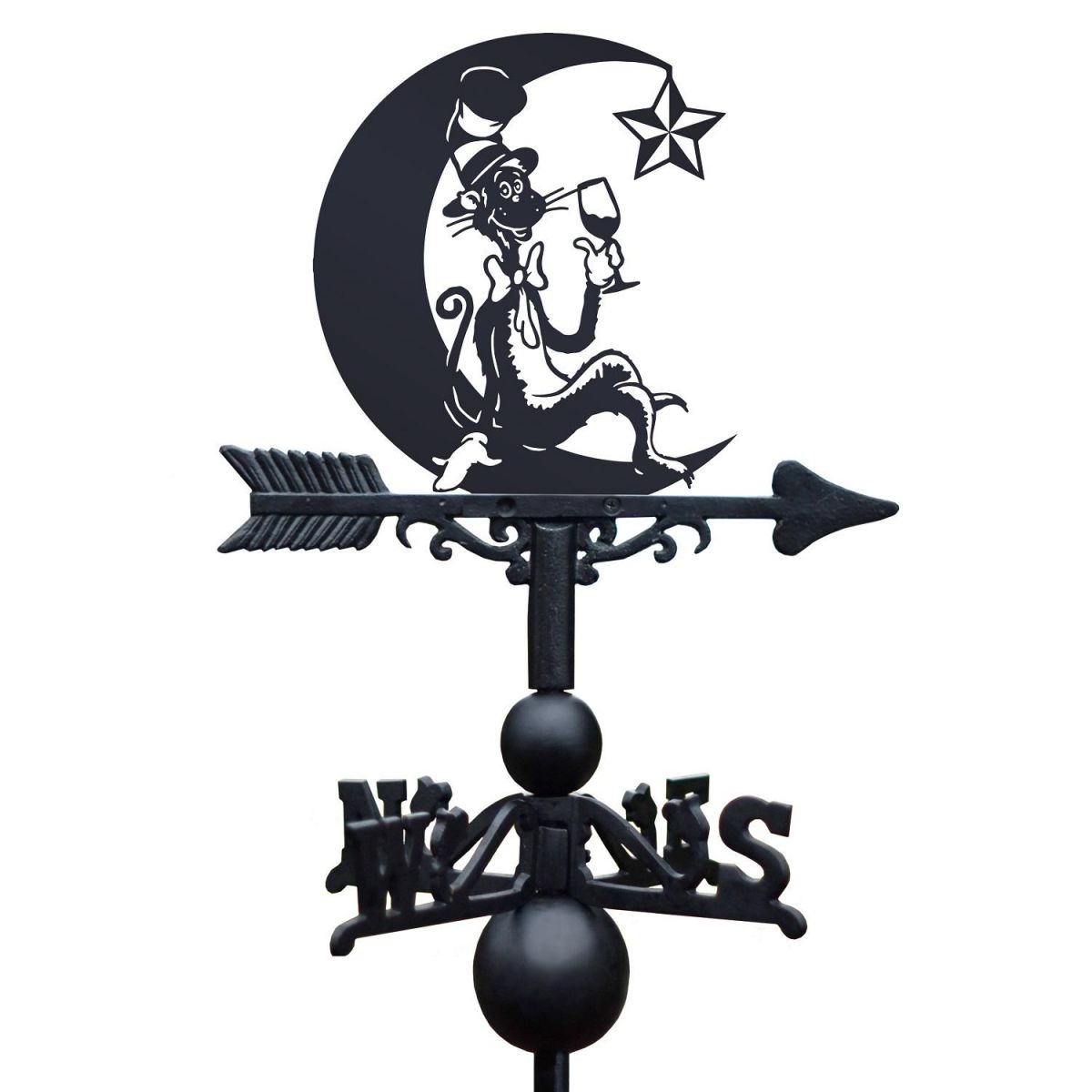 Cat in the Hat Weathervane with fixings 