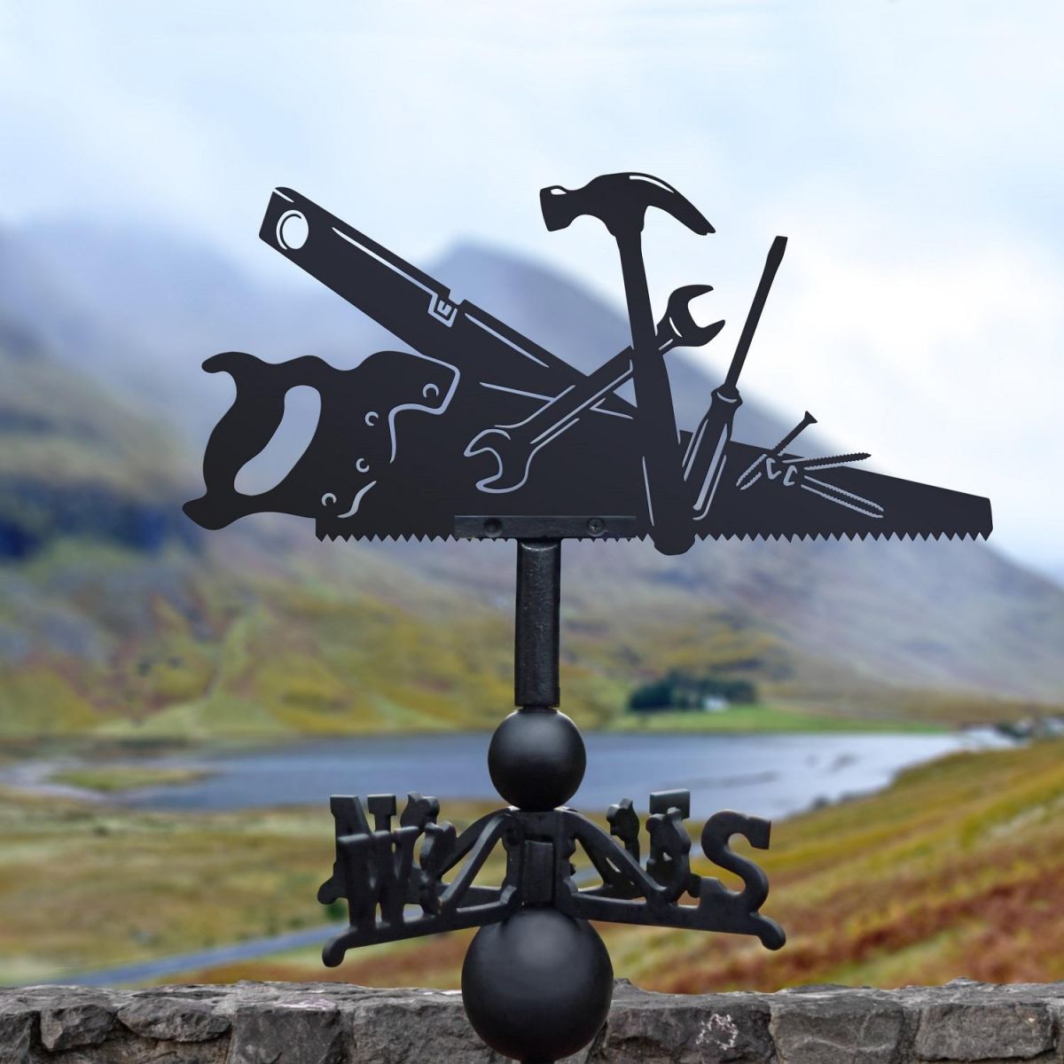 DIY Tools Weathervane in Black 
