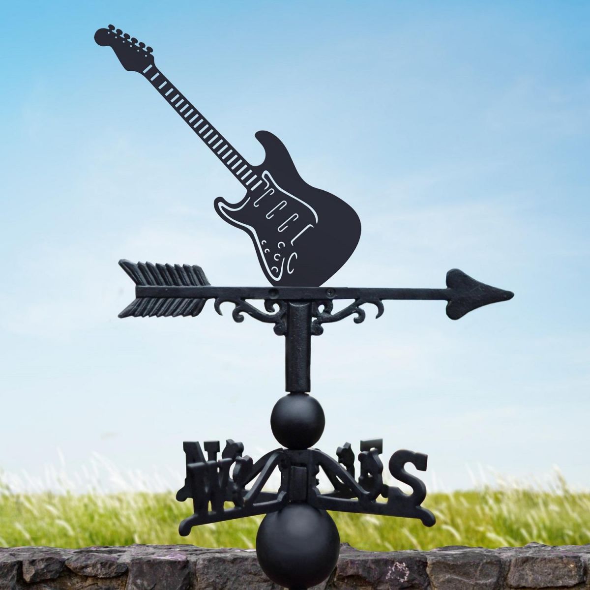 Electric Guitar Design on Weathervane 