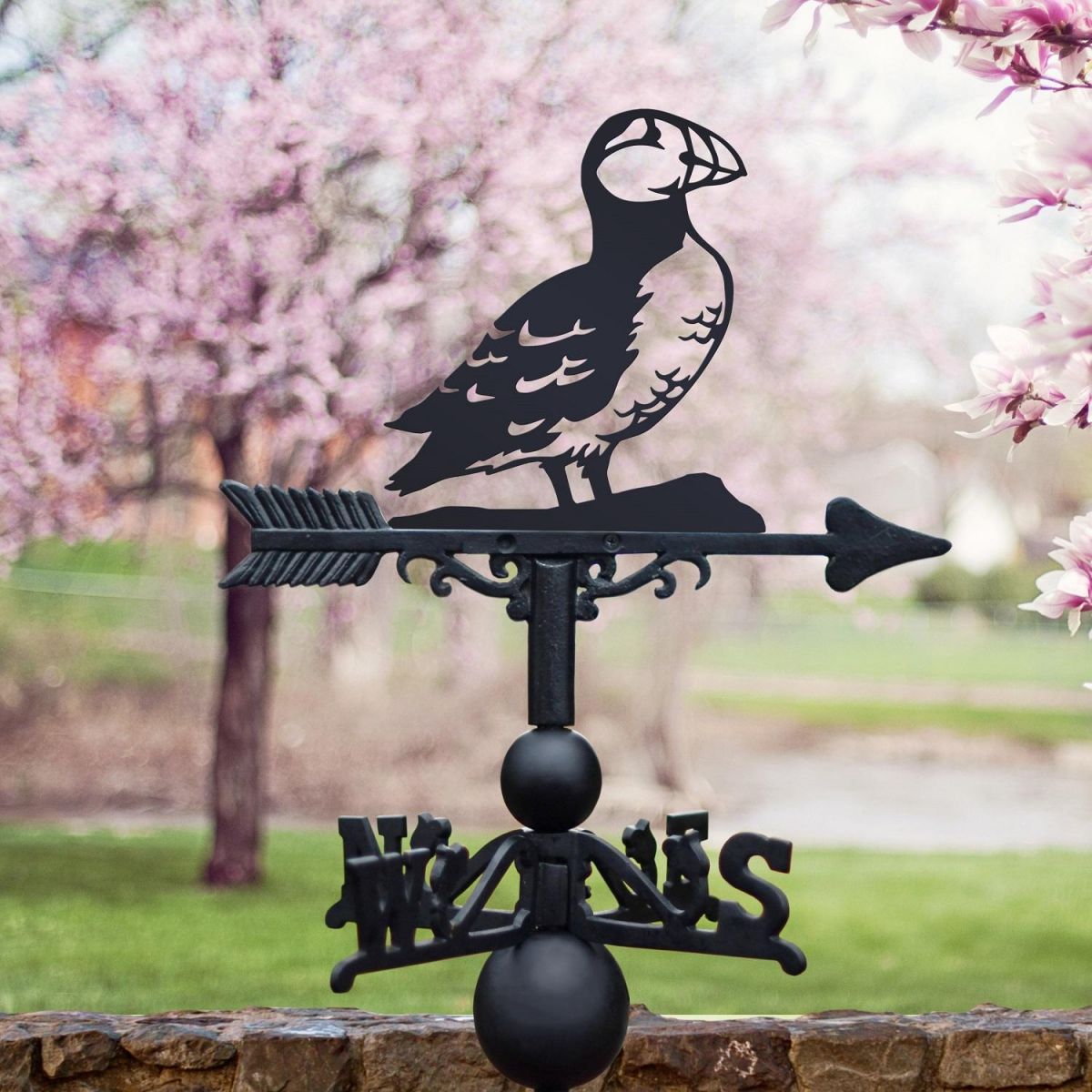 Weathervane with Puffin Topper  Weathervane with Puffin Topper