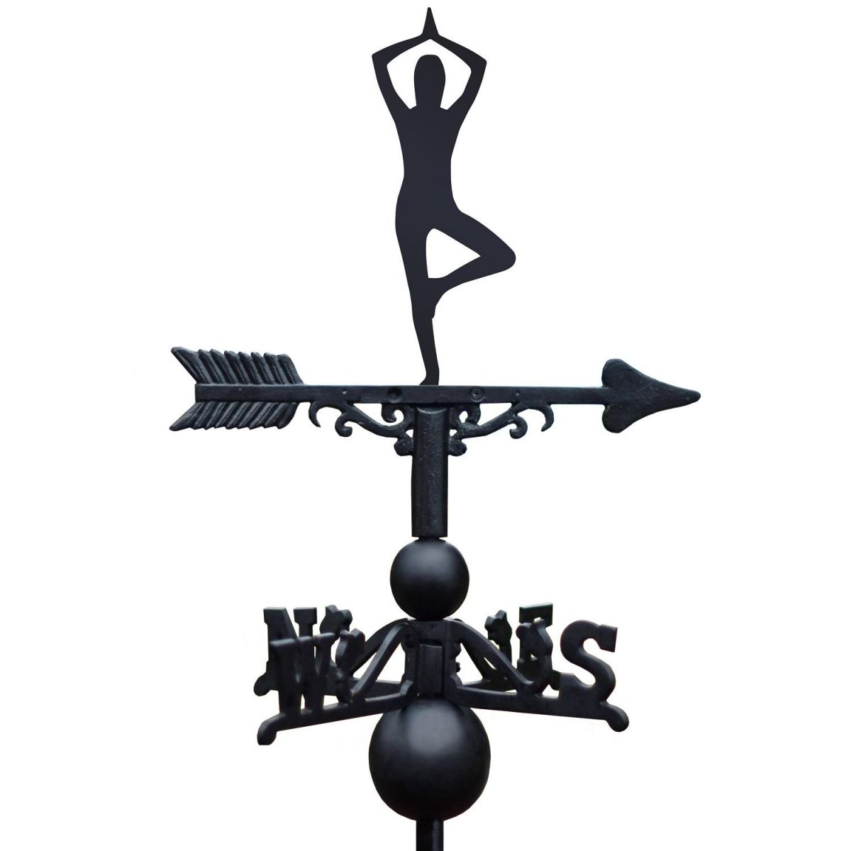 Yoga Tree Pose Weathervane 