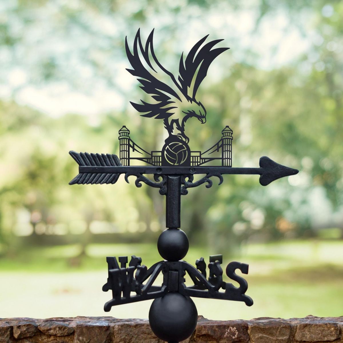 Weathervane with "The Eagles" Design 