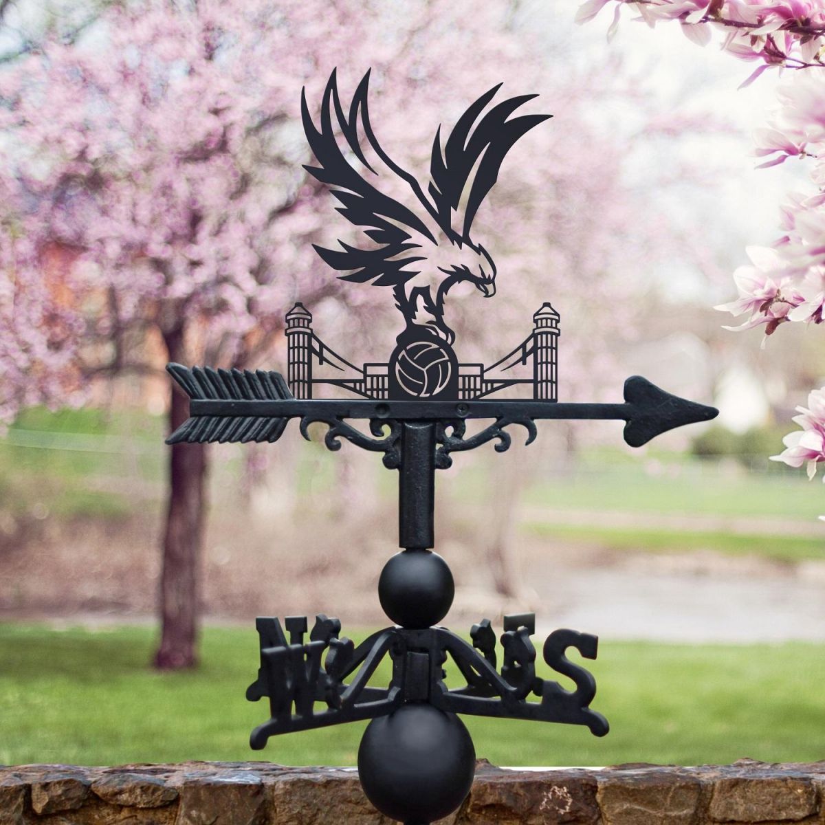 "The Eagles" Weathervane in Situ