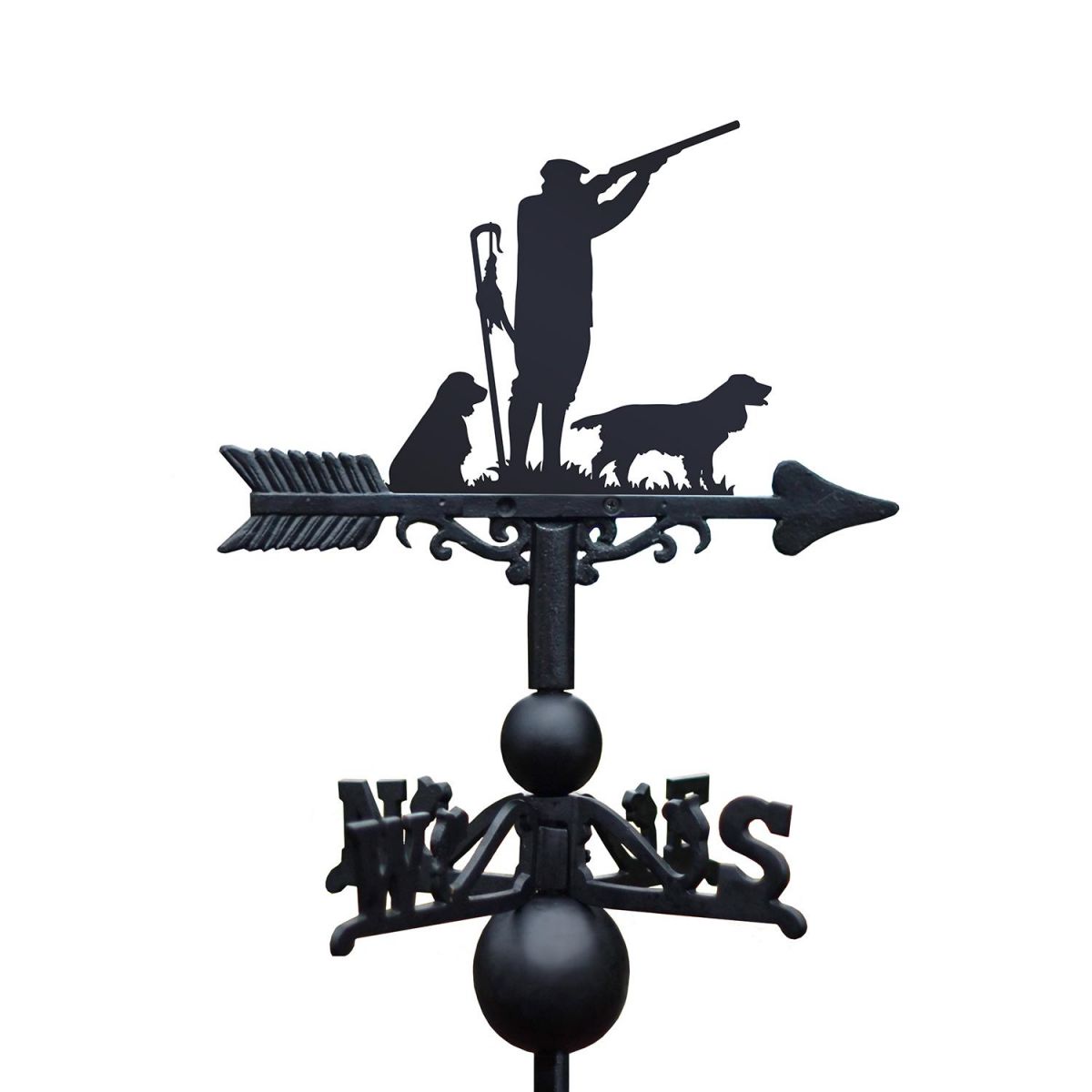 Game Season "Springer Spaniel" Weathervane Finished in Black