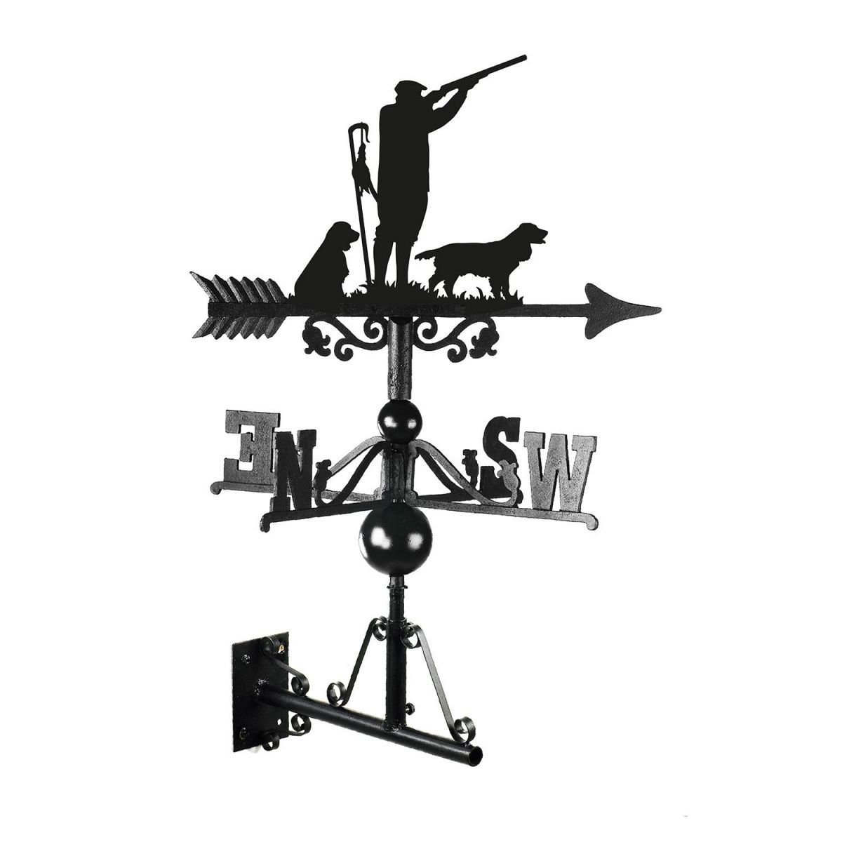 Game Season "Springer Spaniel" Weathervane Created From Cast Iron