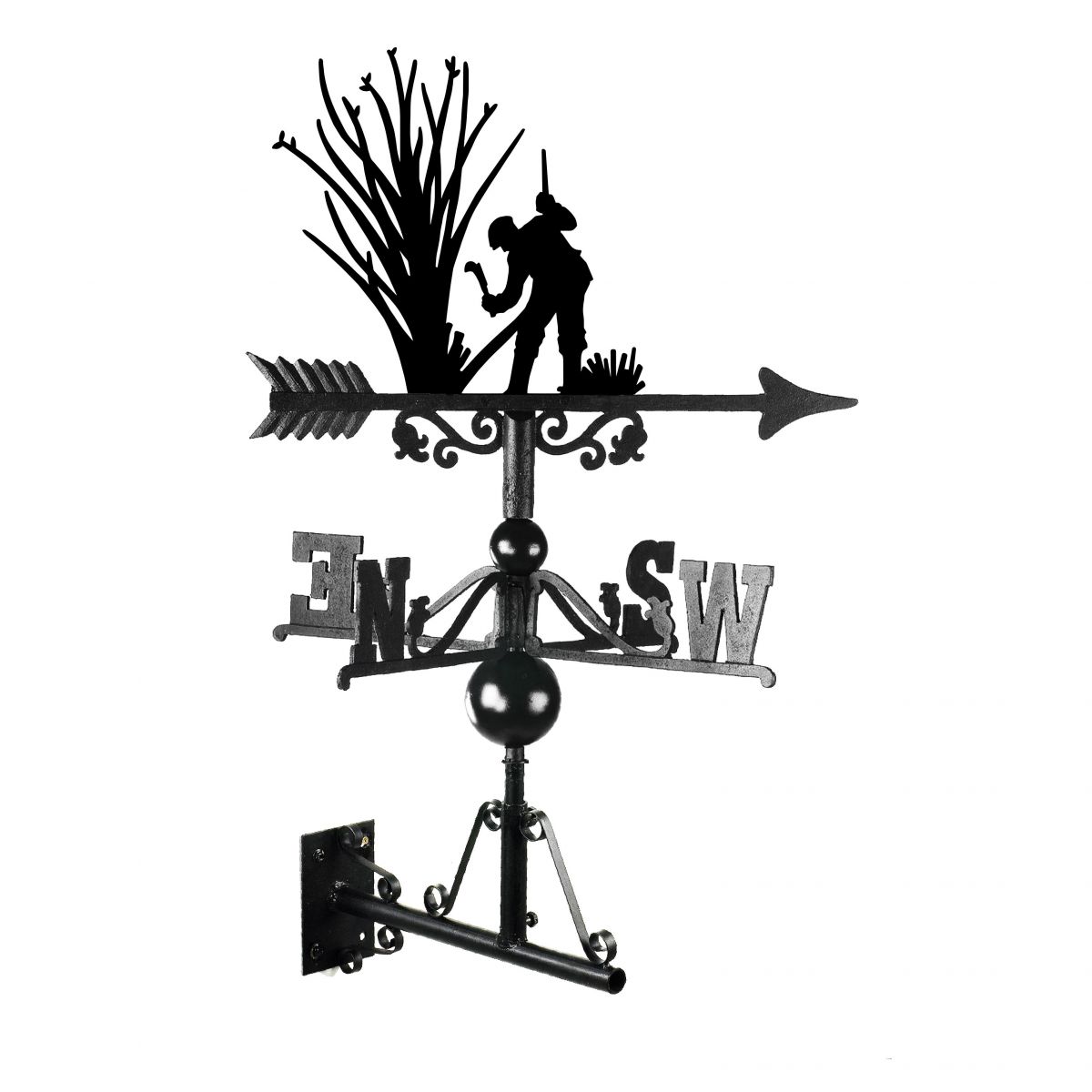 Woodland Coppice with Billhook Weathervane Mounted