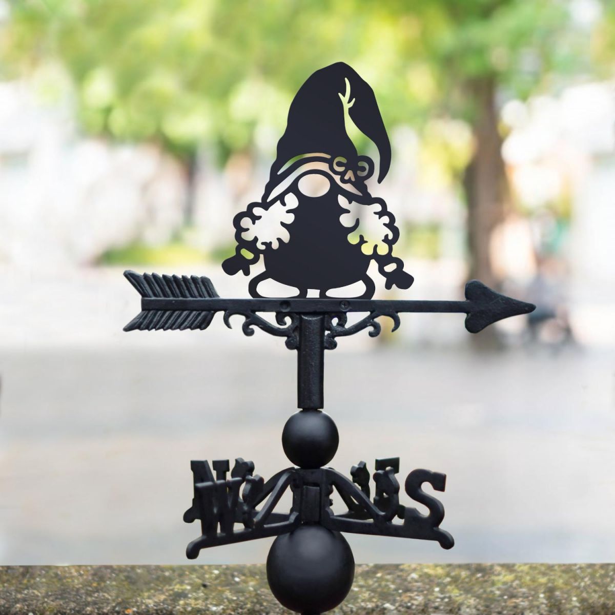 Gonk with Curly Hair Weathervane 