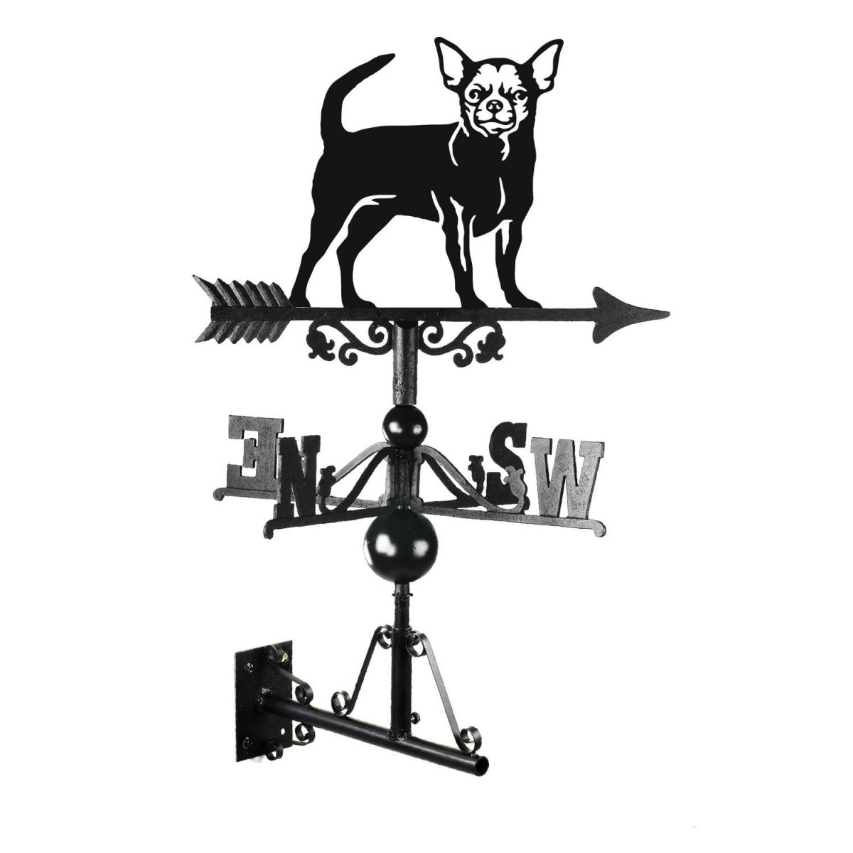 Chihuahua Weathervane Mounted Chihuahua Weathervane Mounted