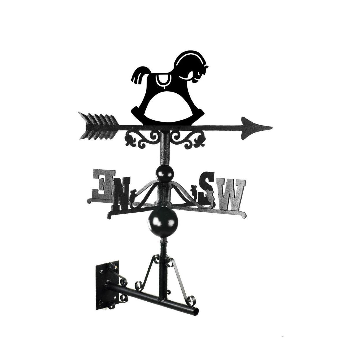 Rocking Horse Weathervane Mounted Rocking Horse Weathervane Mounted