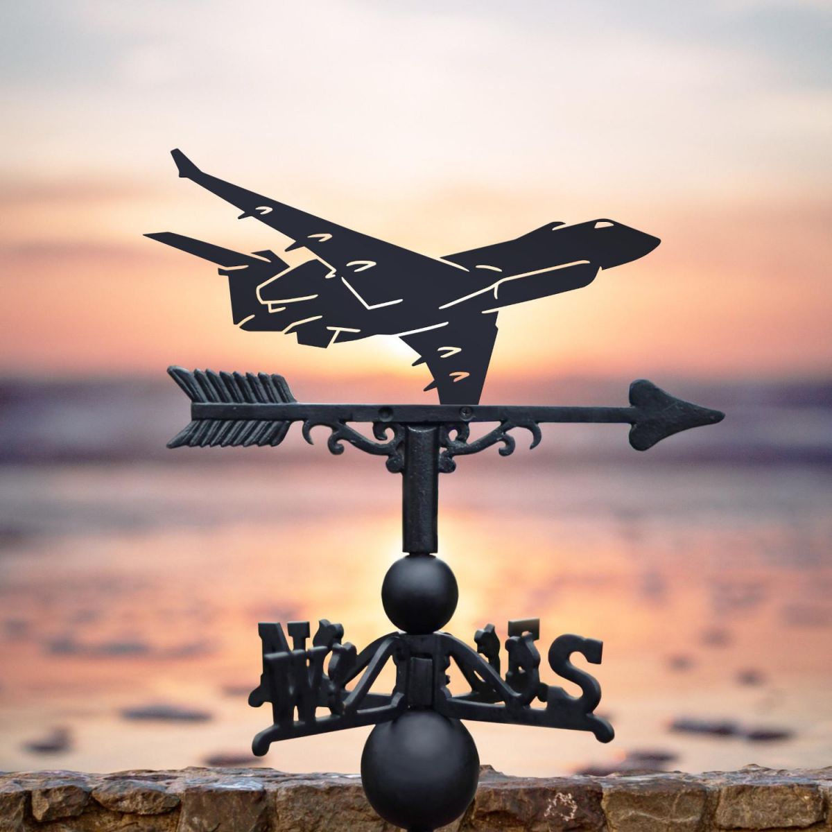 R1 Sentinel Aircraft Weathervane in Location