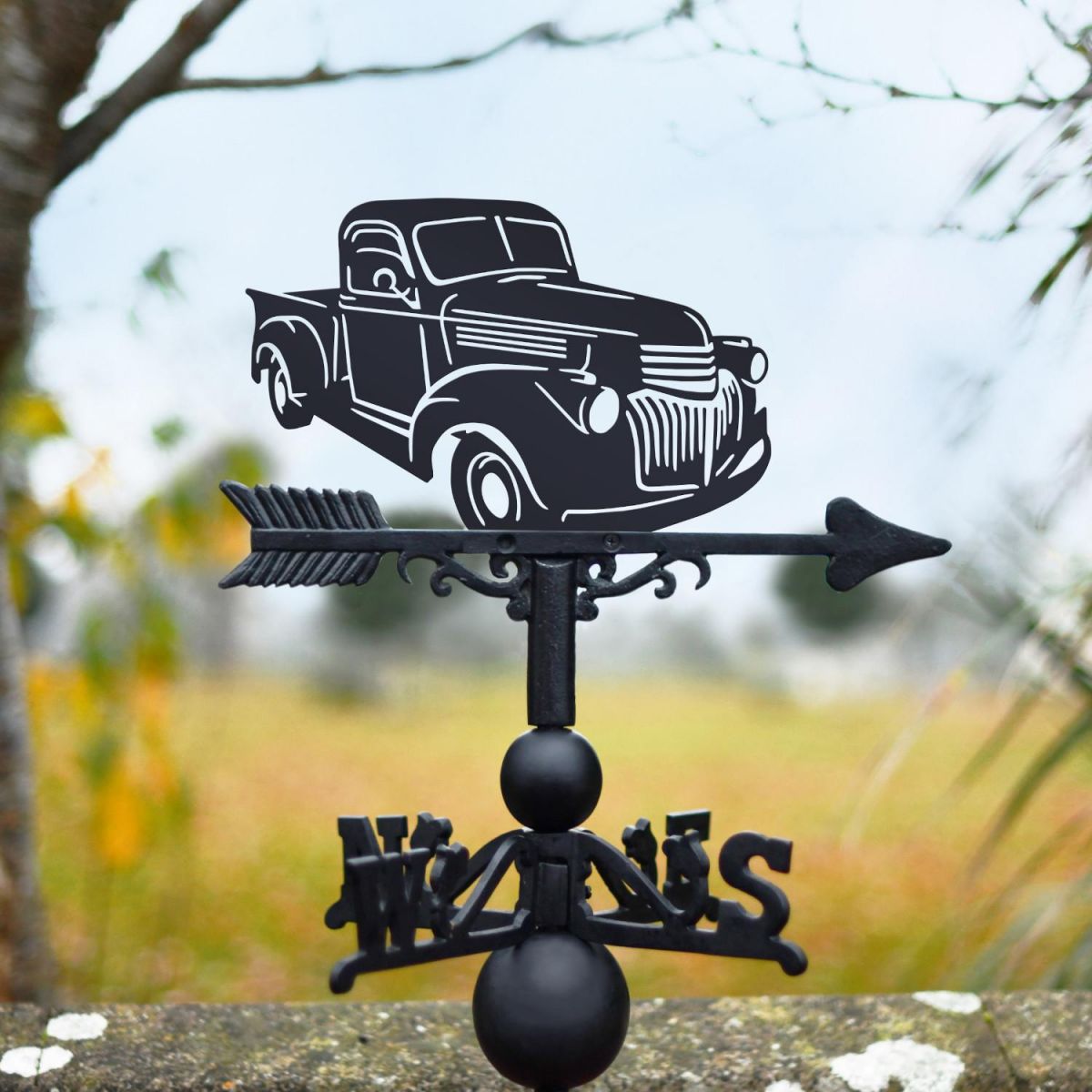 1944 Chevrolet Truck Steel and Cast Iron Weathervane
