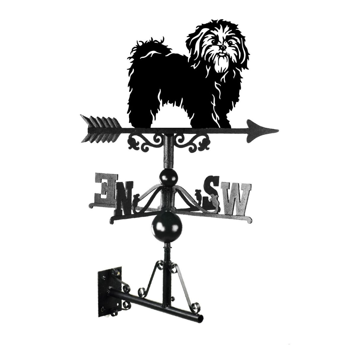 Shih Tzu Weathervane Mounted Shih Tzu Weathervane Mounted