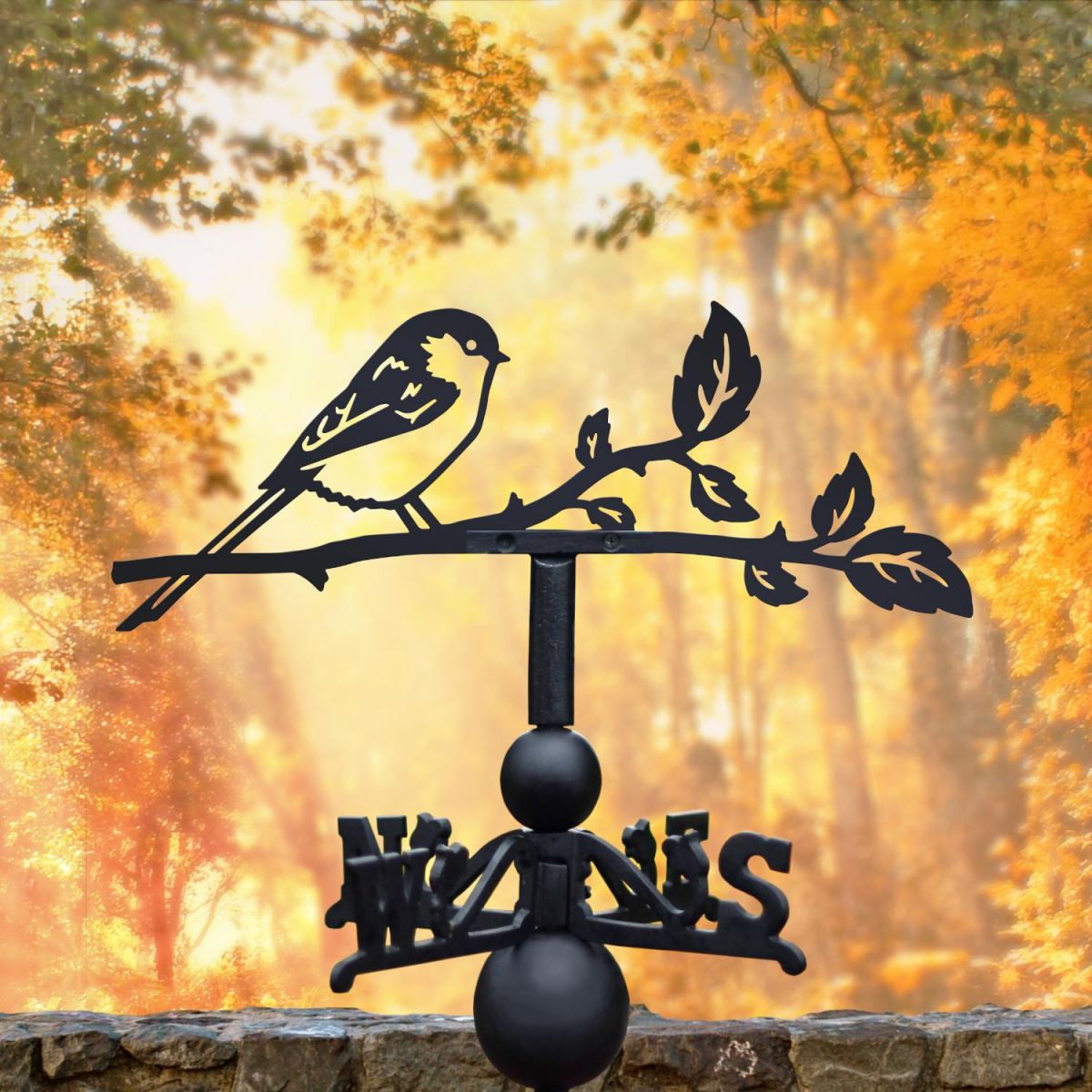 Autumnal Long-Tailed Tit Weathervane